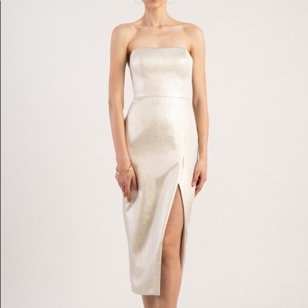 Jenny Yoo bridesmaids dress- size 10. Strapless and never worn